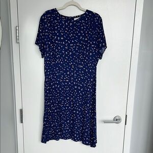 Nümph Blue Floral Dress (L / 42)